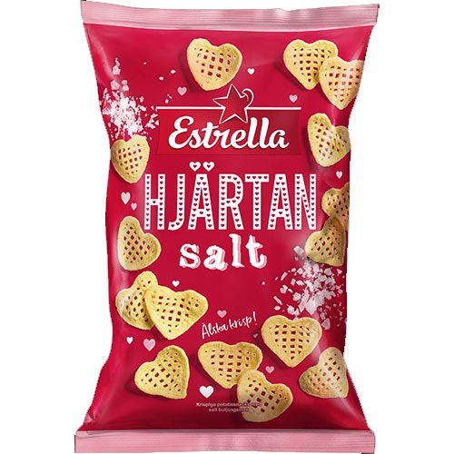 Corazones Estrella, Sal - 85 gramos