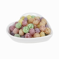 Sverigekaramellen "Sura Hallon", Sour Raspberries - 170 grams