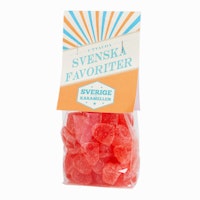 Sverigekaramellen "Geléhallon", Raspberry Gummies - 170 grams