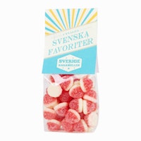 Sverigekaramellen "Jordgubb/Vanilj Bär", Strawberry/Vanilla Berries - 170 grams