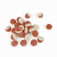 Sverigekaramellen "Jordgubb/Vanilj Bär", Strawberry/Vanilla Berries - 170 grams