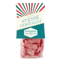 Sverigekaramellen "Hallonshots", Raspberry Shots - 170 grams