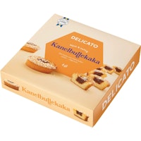 Delicato "Kanelbullekaka", Cinnamon roll cake, 4-pack - 200 grams