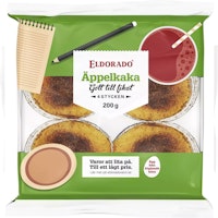 Eldorado "Äppelkaka", Apple Cake 4-pack - 200 grams
