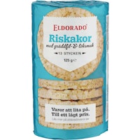 Eldorado Rice Cakes, Sourcream & Onion - 125 grams