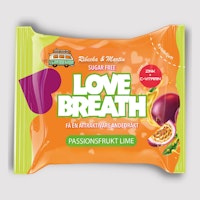 Pastillfabriken Love Breath, Passionfruit & Lime - 25 grams