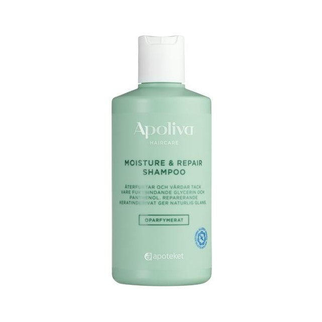 Apoliva Hair Moisture & Repair Shampoo, Unscented - 250 ml