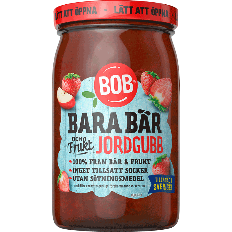 Bob Just Berries and Fruit, Strawberry Jam - 310 grams