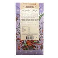 Nordic Chocolate Winter Chocolate 2024, Orange And Lingonberry, 70% - 90 grams