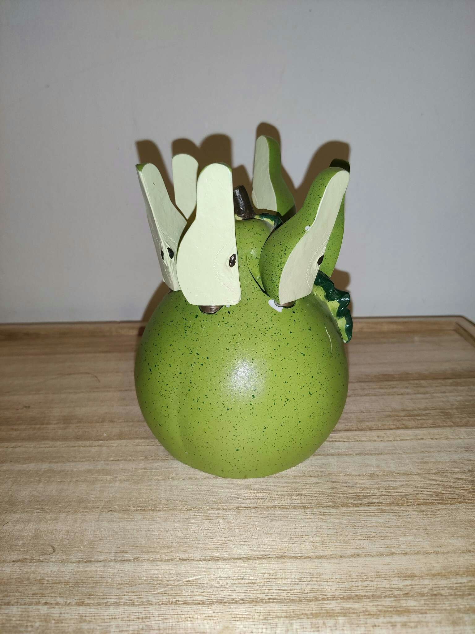 Sweden Ceramic Pear Fruit Knife Set  Sagaform -  Vintage Swedish Mid Century Modern Kitchenware