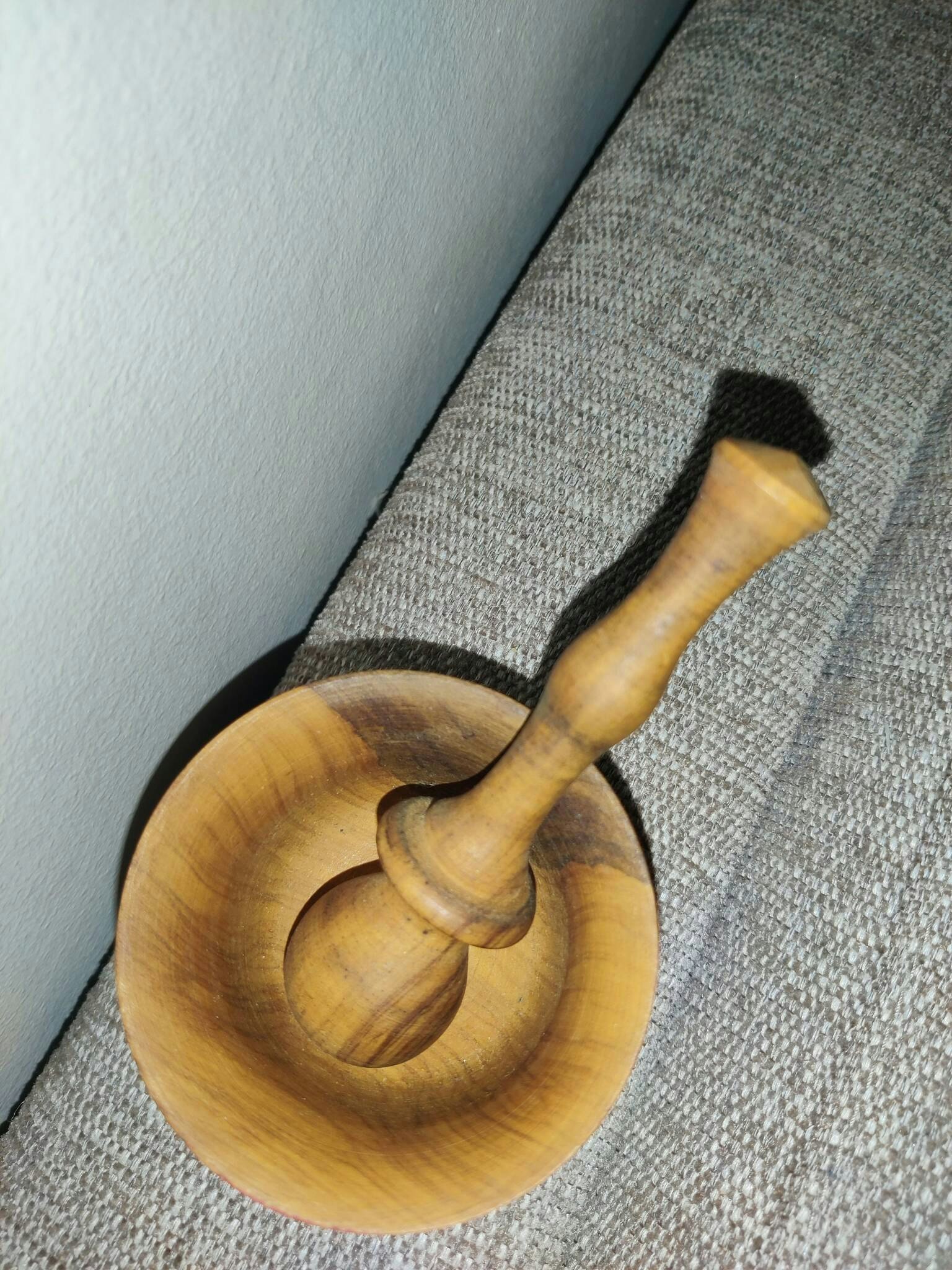 Wooden mortar from Sweden