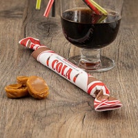 Franssons Polkagrisar Candy Cane, Cola - 50 grams