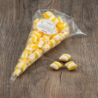 Franssons Polkagrisar Candy Cane, Elderflower Caramels - 140 grams