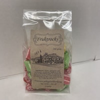 Franssons Polkagrisar Candy Cane, Fruit Rocks - 200 grams