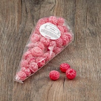 Franssons Polkagrisar Old-fashioned Raspberries - 140g