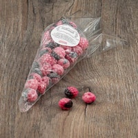 Franssons Polkagrisar Old-fashioned Salty Raspberries - 140g