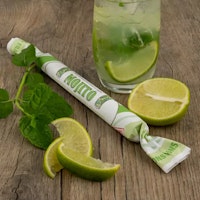 Franssons Polkagrisar Candy Cane, Mojito - 50 grams
