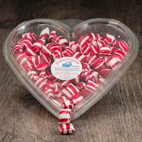 Franssons Polkagrisar Candy Cane, Heart - 300 grams