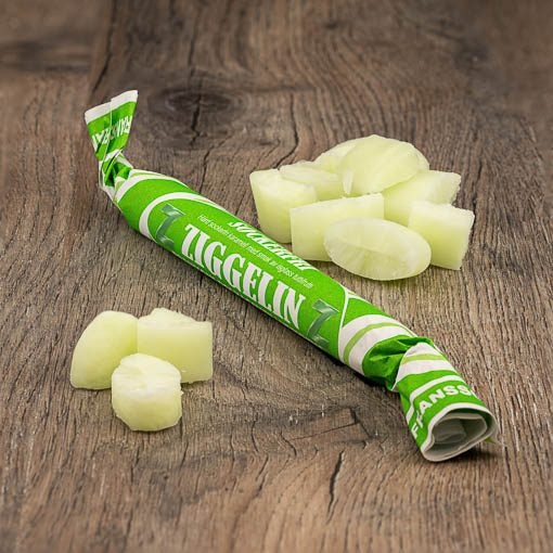 Franssons Polkagrisar Candy Cane, Sugarfree Ziggelin - 50 grams