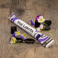Polkagrisar Candy Cane, Violet/Licorice - 50 grams