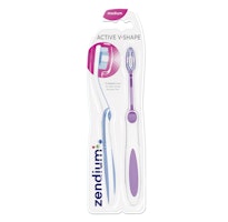 Zendium Toothbrush V-Shape Medium - 2 pcs