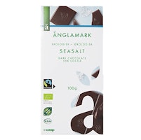 Änglamark Organic Dark Chocolate, Sea Salt - 100 grams