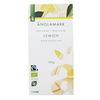 Änglamark Organic White Chocolate, Lemon - 100 grams