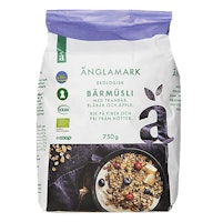 Änglamark Organic Muesli, Berries - 750 grams