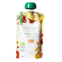 Änglamark Organic Smoothie, Apple/Banana/Mango 6 months - 90 grams
