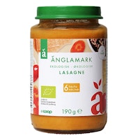 Änglamark Organic Babyfood, Lasagna 6 months - 190 grams
