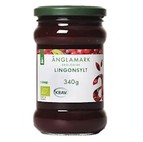 Änglamark Organic Lingonberry Jam - 340 grams