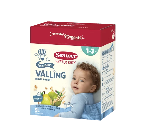 Semper Whole-grain Gruel Spelt & Fruit 1-3 Year - 725 grams
