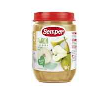 Semper Pear & Apple Puree, 5 Months - 190 grams