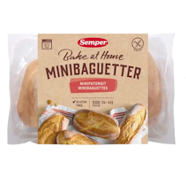 Semper Mini Baguettes, Gluten-free - 300 grams