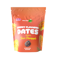 Green Star Candy Flavored Dates, Sour Pineapple - 90 grams