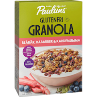 Paulúns Gluten-Free Granola Blueberry, Rhubarb, Cardamom & Cinnamon - 350 grams