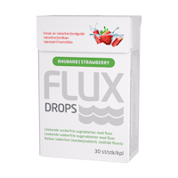 Flux Drops Rhubarb/Strawberry - 30 tablets