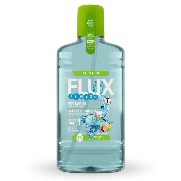 Flux Junior Fluoride Rinse Fruitmint - 500 ml