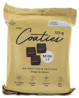 Coaties Mini Ginger & Lemon - 125 grams