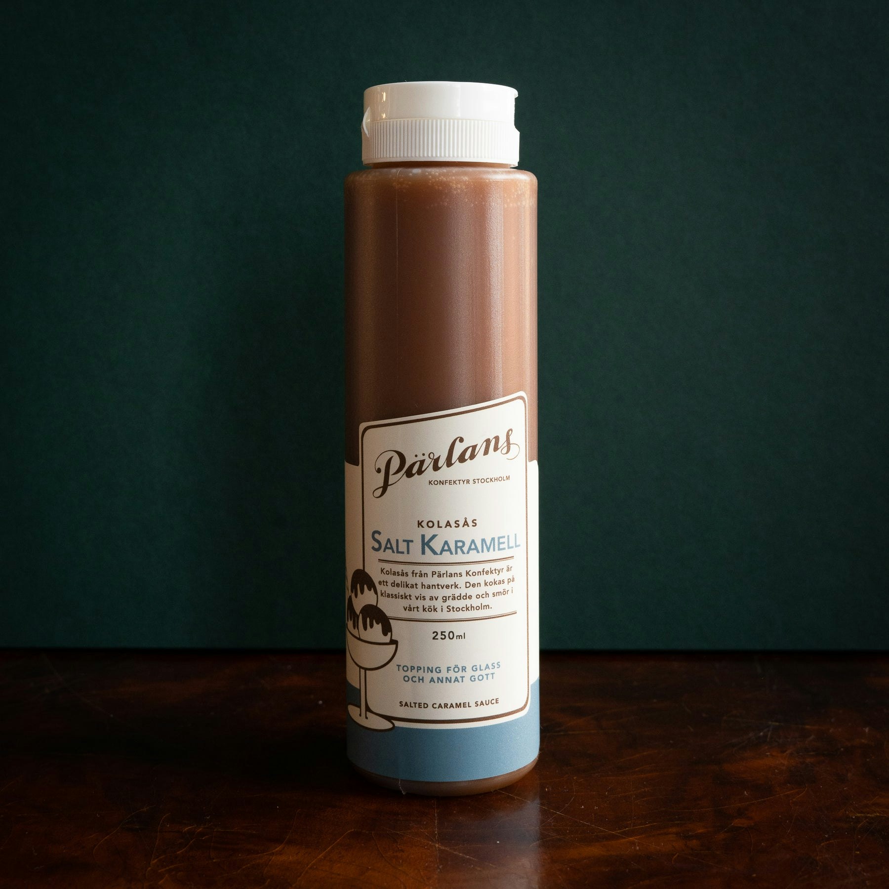 Pärlans Konfektyr Caramel Sauce, Salted Caramel Squeeze - 250 ml