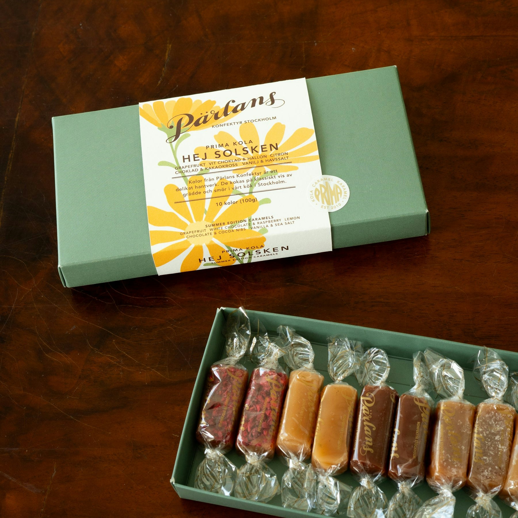 Pärlans Konfektyr Caramels, Hello Sunshine - 10 pieces