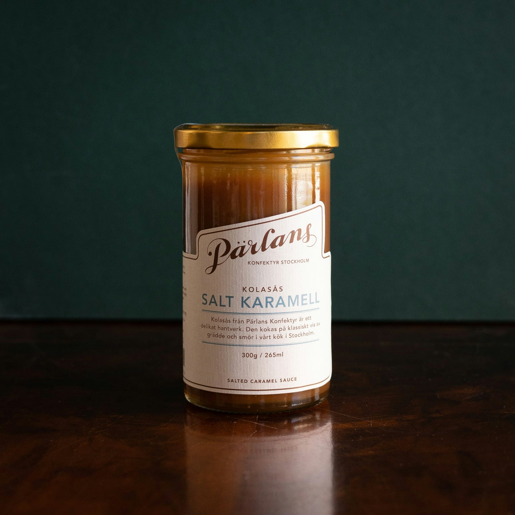 Pärlans Konfektyr Caramel Sauce, Salted Caramel Jar - 265 ml