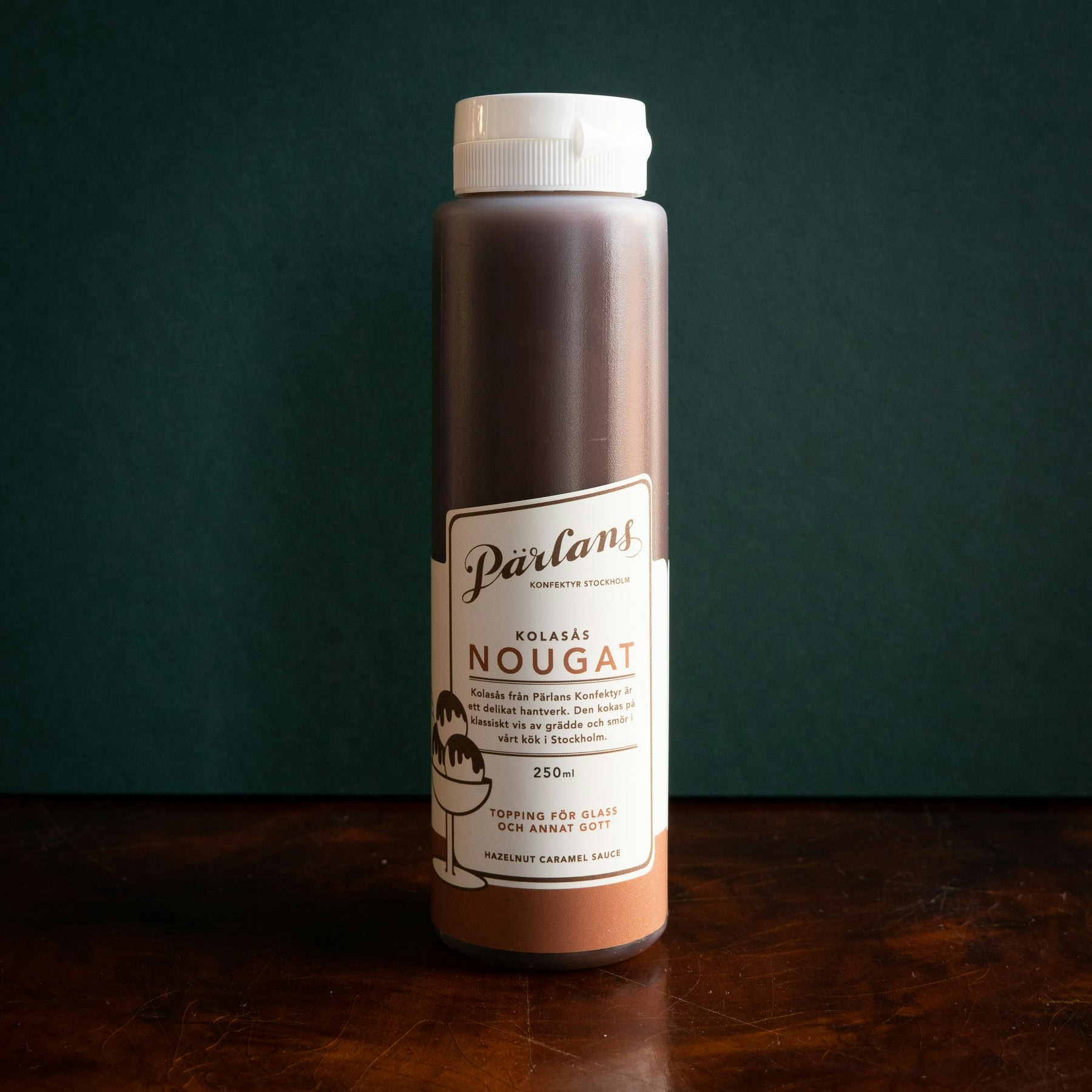 Pärlans Konfektyr Caramel Sauce, Hazelnut Squeeze - 250 ml