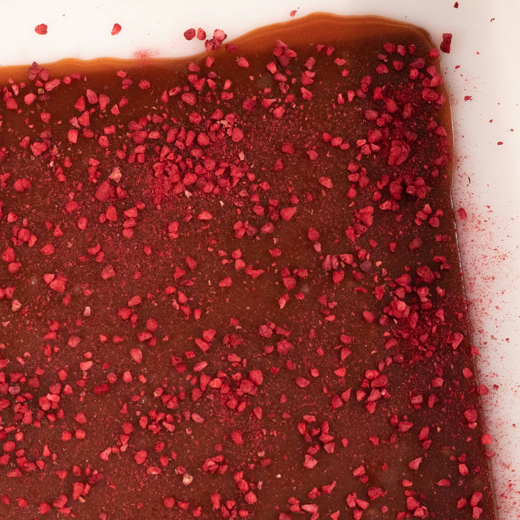Pärlans Konfektyr Caramel Bar, Raspberry - 38 grams