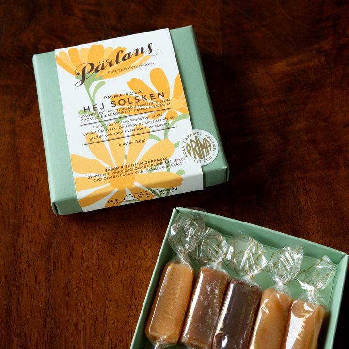 Pärlans Konfektyr Caramels, Hello Sunshine - 5 pcs