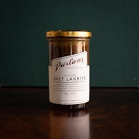 Pärlans Konfektyr Caramel Sauce, Salty Liquorice Jar - 300 grams