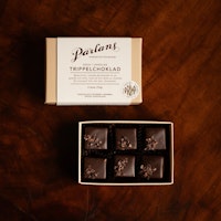 Pärlans Konfektyr Chocolate Covered Caramel, Triple Chocolate - 6 pieces