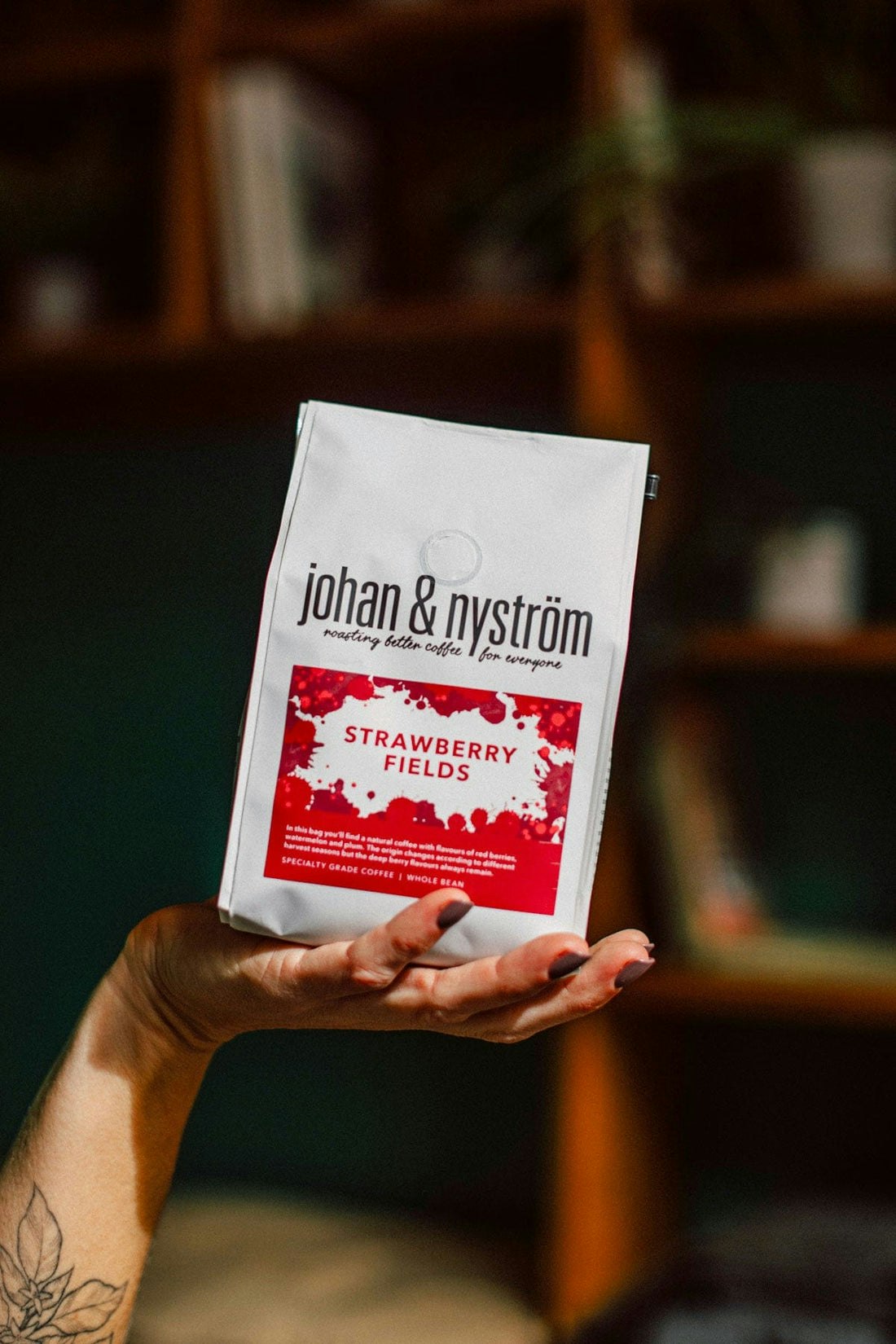 Johan & Nyström Strawberry Fields, Whole Beans - 250 grams