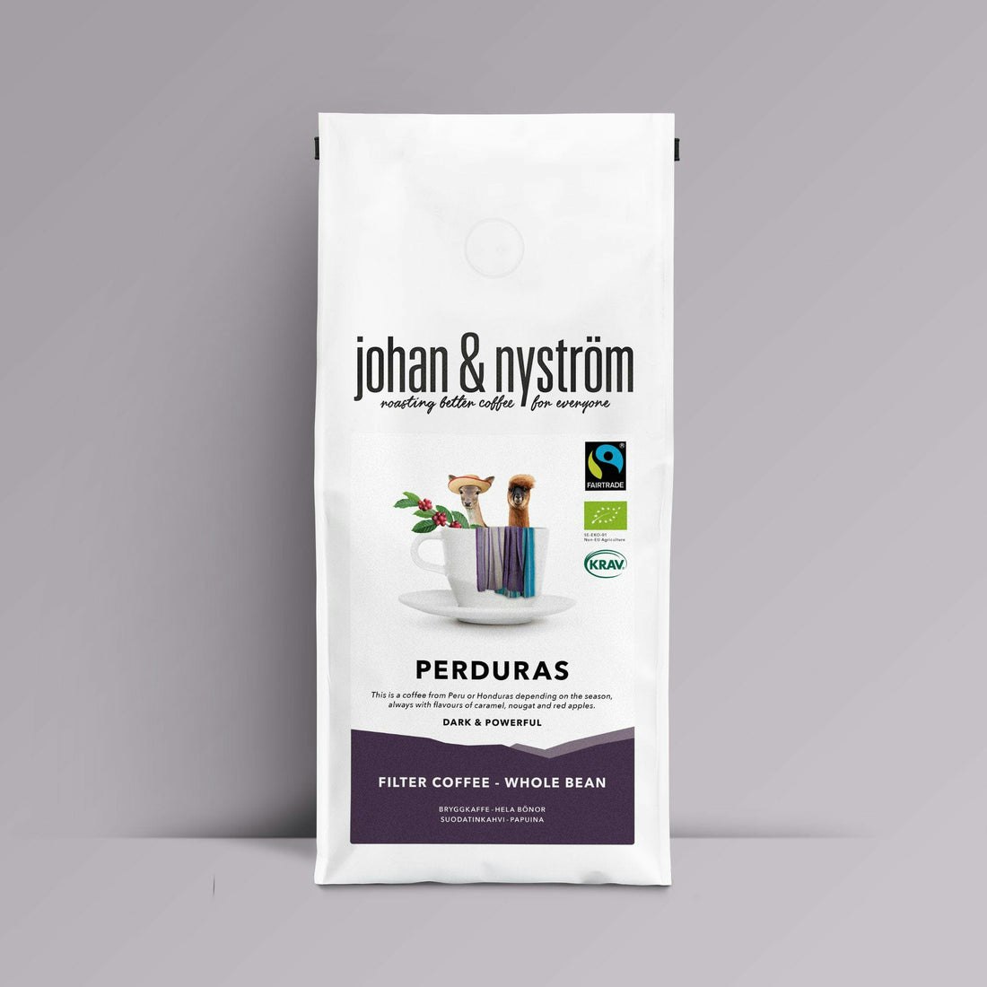 Johan & Nyström Perduras, Whole Beans - 500 grams