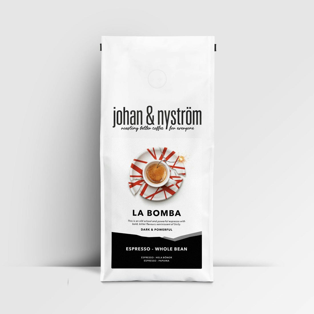 Johan & Nyström La Bomba, Whole Beans - 500 grams